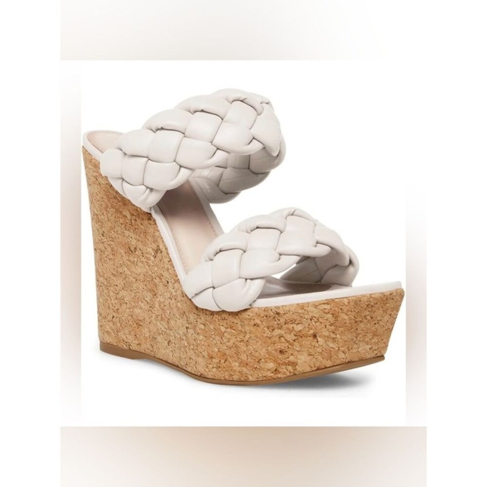 (86-4688) Juliet Holy Women's Braided Platform Sandals Sz 7